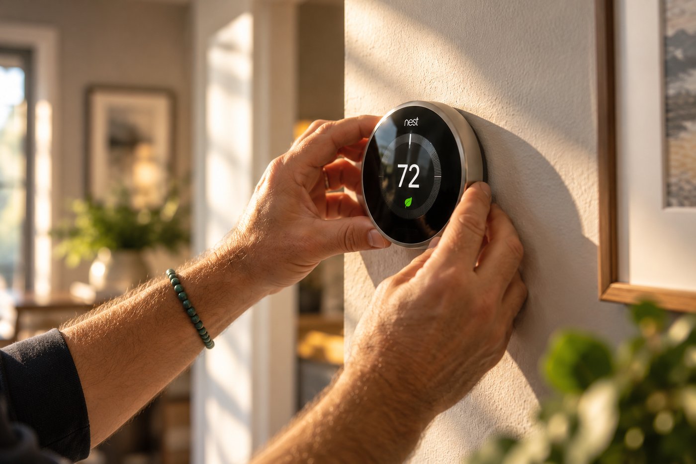 Nest thermostat installation for seniors, Doylestown PA